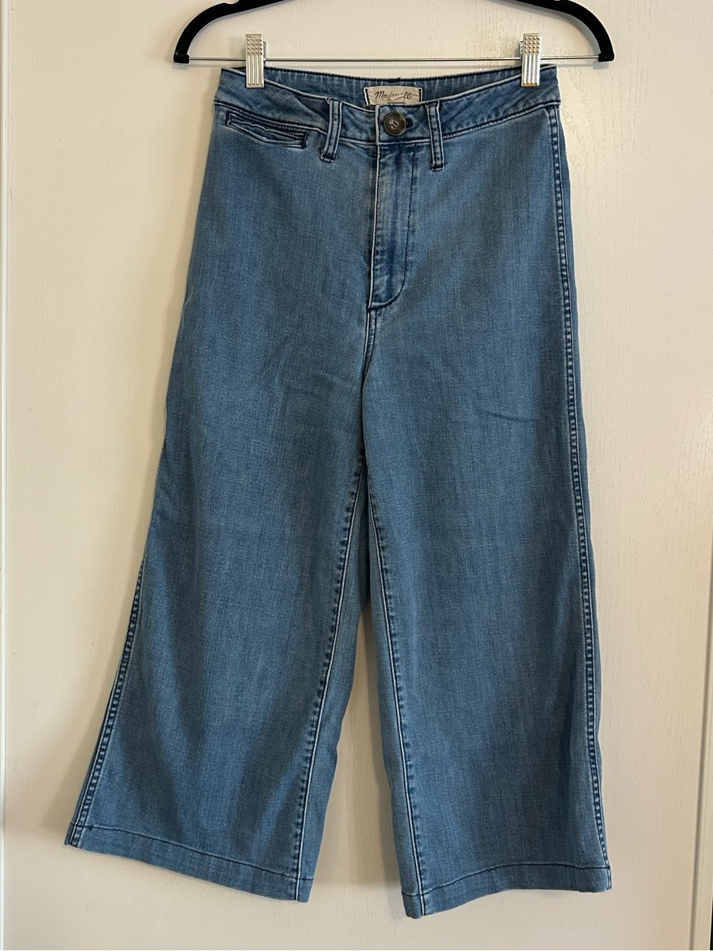 Madewell Wide-Leg Crop Jeans